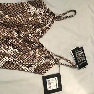 New with tags Norma Kamali bodysuit